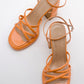 Oppe - Orange Patent Platform High-Heel Shoe (Women)
