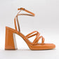 Oppe - Orange Patent Platform High-Heel Shoe (Women)