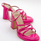 Oppe - Fuchsia Patent Platform High-Heel Shoe (Women)