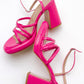 Oppe - Fuchsia Patent Platform High-Heel Shoe (Women)