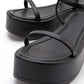Lina - Black Platform Sandal (Women)