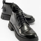 Lagom - Black Patent Boot (Women)