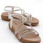 Ever White Embellished Sandal (Women)