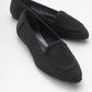 Mira Black Knit Ballet Flat (Women)