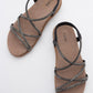 Ever Black Embellished Sandal (Women)