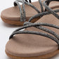 Ever Black Embellished Sandal (Women)