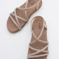 Ever Beige Embellished Sandal (Women)