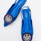 Gevel - Powder Blue Satin Ballet Flat (Women)