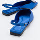 Gevel - Powder Blue Satin Ballet Flat (Women)