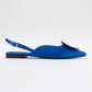 Gevel - Powder Blue Satin Ballet Flat (Women)