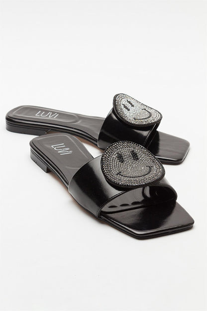 Yavn Jeweled Flat Sandal (Women)