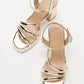 Heas Gold Platform Sandal (Women)