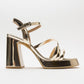 Heas Gold Platform Sandal (Women)