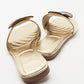 Yavn - Gold Jeweled Flat Sandal (Women)