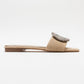 Yavn - Beige Jeweled Slipper (Women)