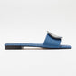Yavn - Denim Blue Jeweled Slipper (Women)