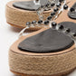 Marje - Black Embellished Platform Slide (Women)