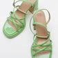Oppe - Green Patent Platform Heel Shoe (Women)