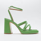 Oppe - Green Patent Platform Heel Shoe (Women)