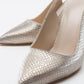 Orfo - Gold Patterned High Heel Shoe (Women)