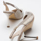 Orfo - Gold Patterned High Heel Shoe (Women)