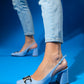 Forlev - Denim Blue Heeled Shoe (Women)