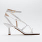Mias - White Heeled Sandal (Women)