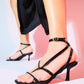 Mias - Black Heeled Sandal (Women)