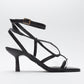 Mias - Black Heeled Sandal (Women)