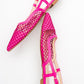 Brace Fuchsia Mesh Flat Sandal (Women)