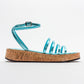 Angela - Metallic Baby Blue Sandal (Women)