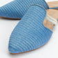 Pesa - Blue Woven Stone-Embellished Slide (Women)