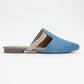 Pesa - Blue Woven Stone-Embellished Slide (Women)