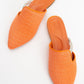 Pesa - Orange Woven Stone-Embellished Slide (Women)
