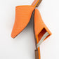 Pesa - Orange Woven Stone-Embellished Slide (Women)