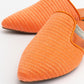 Pesa - Orange Woven Stone-Embellished Slide (Women)