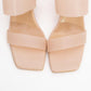 Elara Beige Transparent Strap Sandal (Women)