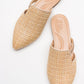 Pesa - Cream Woven Embellished Slipper (Women)