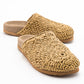 LOOP Light Beige Woven Slide Sandal (Women)