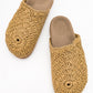 LOOP Light Beige Woven Slide Sandal (Women)