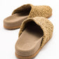 LOOP Light Beige Woven Slide Sandal (Women)