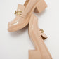 Omera - Beige Patent Shoe (Women)