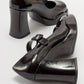 Jagol - Black Patent Heeled Shoe (Women)