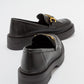 Simone - Black Bit Platform Loafers