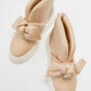 Anders - Beige Bow Sport Boot (Women)