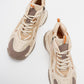 Lowel Beige-Brown Sneaker Boot (Women)