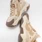 Lowel Beige-Brown Sneaker Boot (Women)