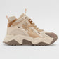 Lowel Beige-Brown Sneaker Boot (Women)