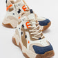 Lowel Navy Multi Sneaker Boot (Women)