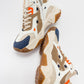 Lowel Navy Multi Sneaker Boot (Women)